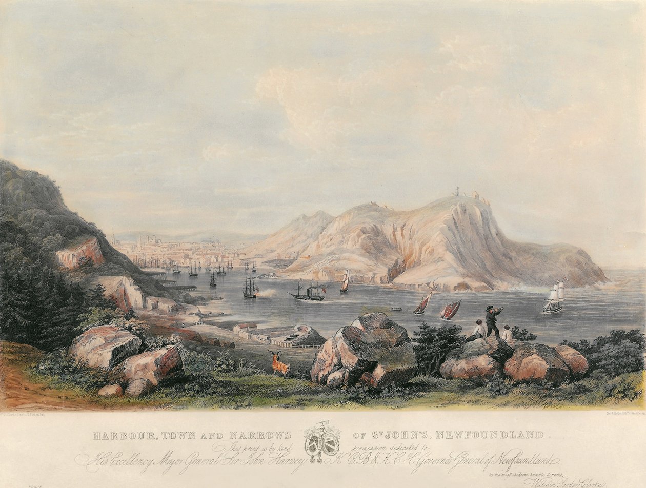Port, ville et détroit de St John