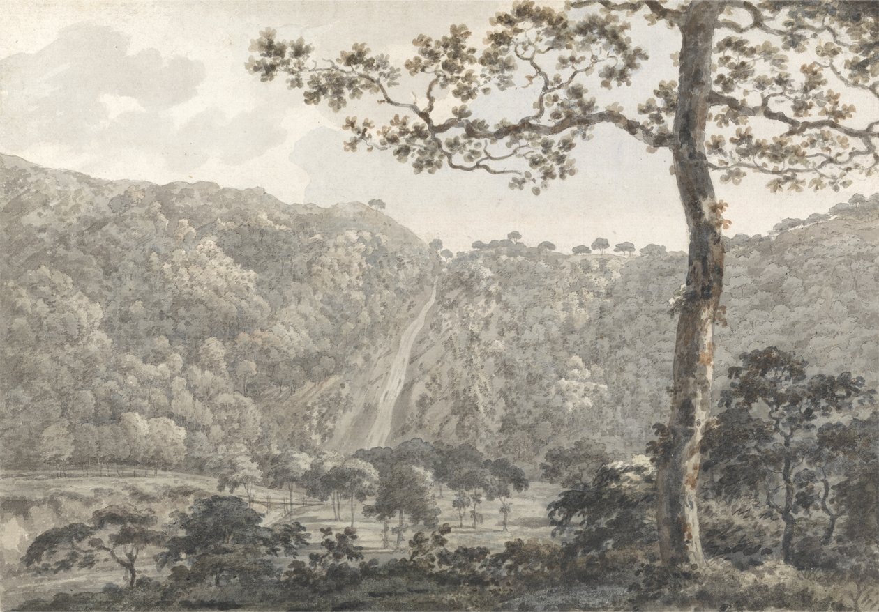 Les chutes de Powerscourt, Co. Wicklow, Irlande - William Pars