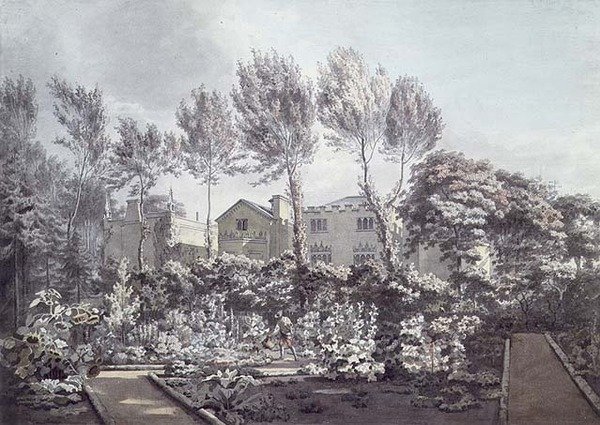 Le jardin à Strawberry Hill, vers 1780 - William Pars