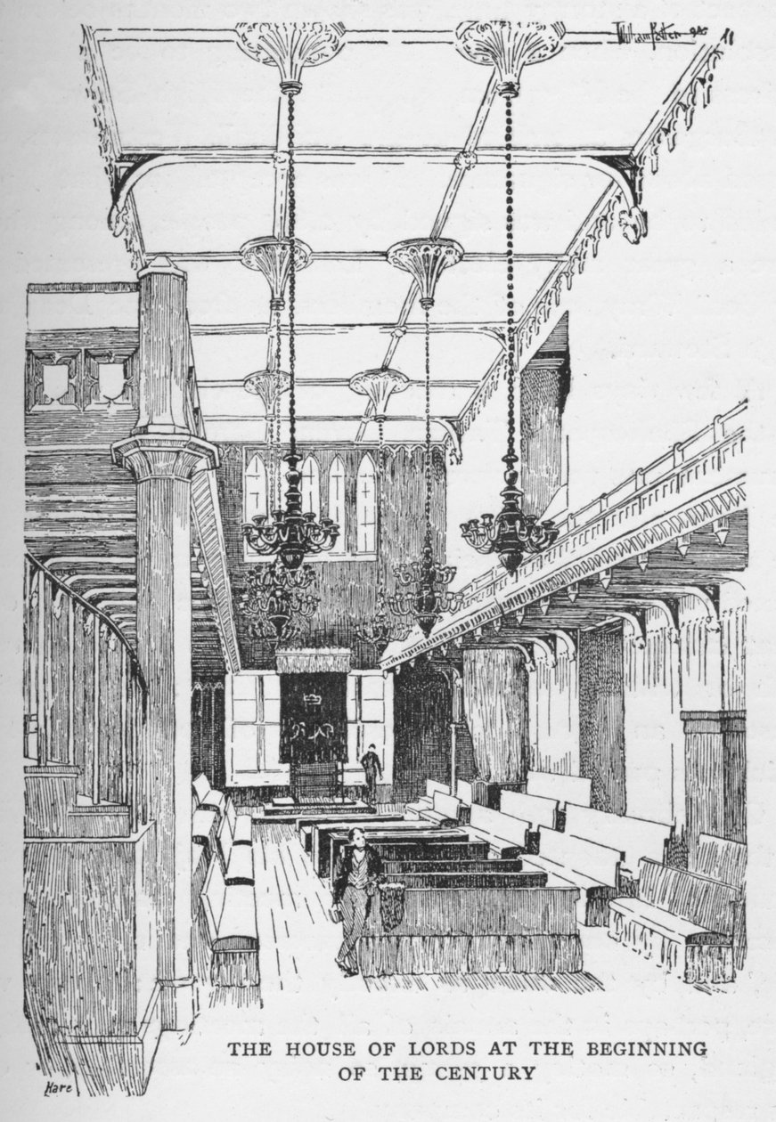 La Chambre des Lords au début du siècle, vers 1897 - William Patten