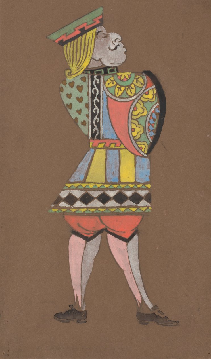 Costume du Valet de Cœur pour Alice au Pays des Merveilles - William Penhallow Henderson