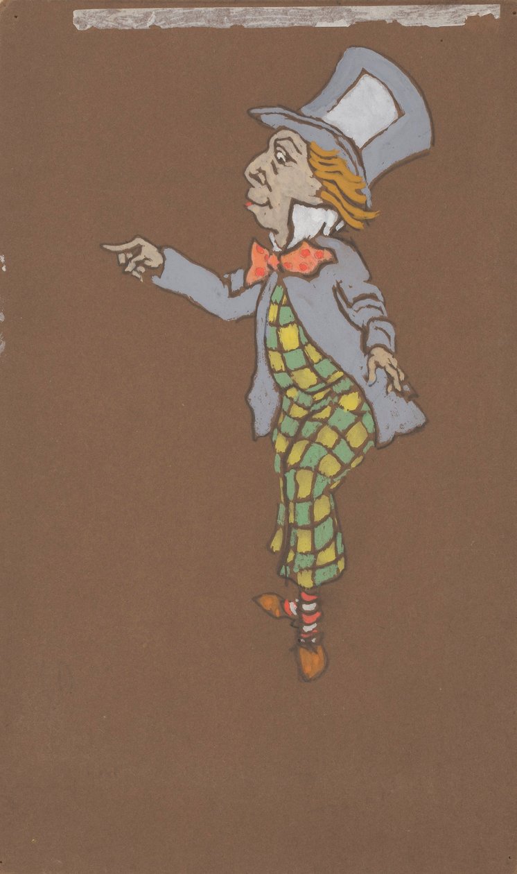 Chapelier fou (conception des costumes pour Alice au pays des merveilles, 1915) - William Penhallow Henderson