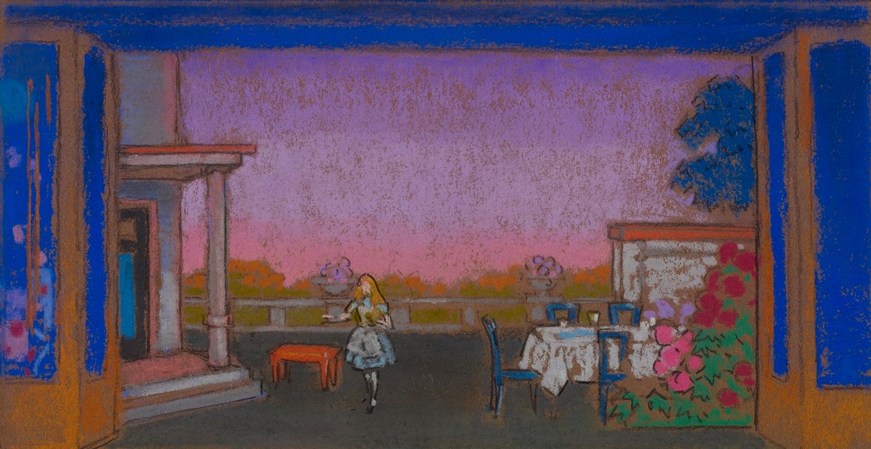 Le jardin du lièvre de mars (décor d