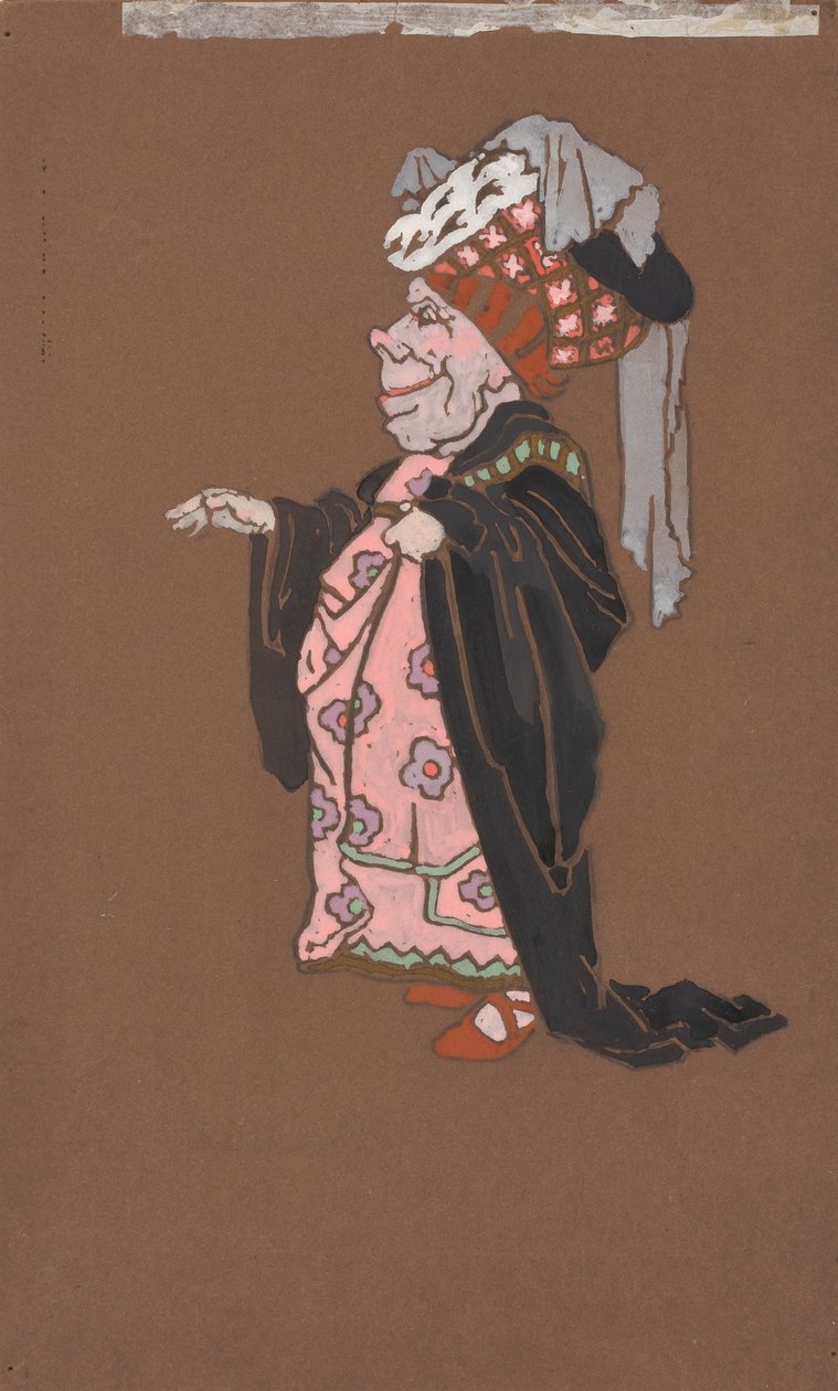 Ugly Duchess (conception des costumes pour Alice au pays des merveilles, 1915) - William Penhallow Henderson
