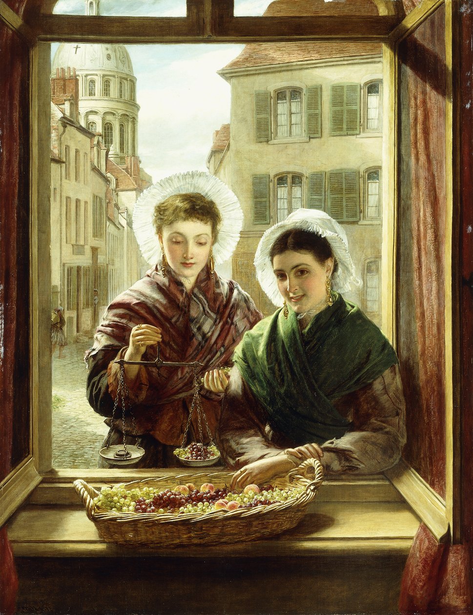 À ma fenêtre, Boulogne, 1872 - William Powell Frith