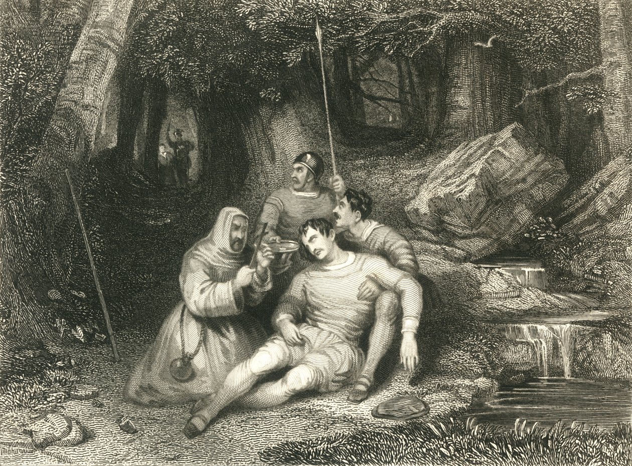 Mort de Llewellyn, vers 1836 - William Radclyffe