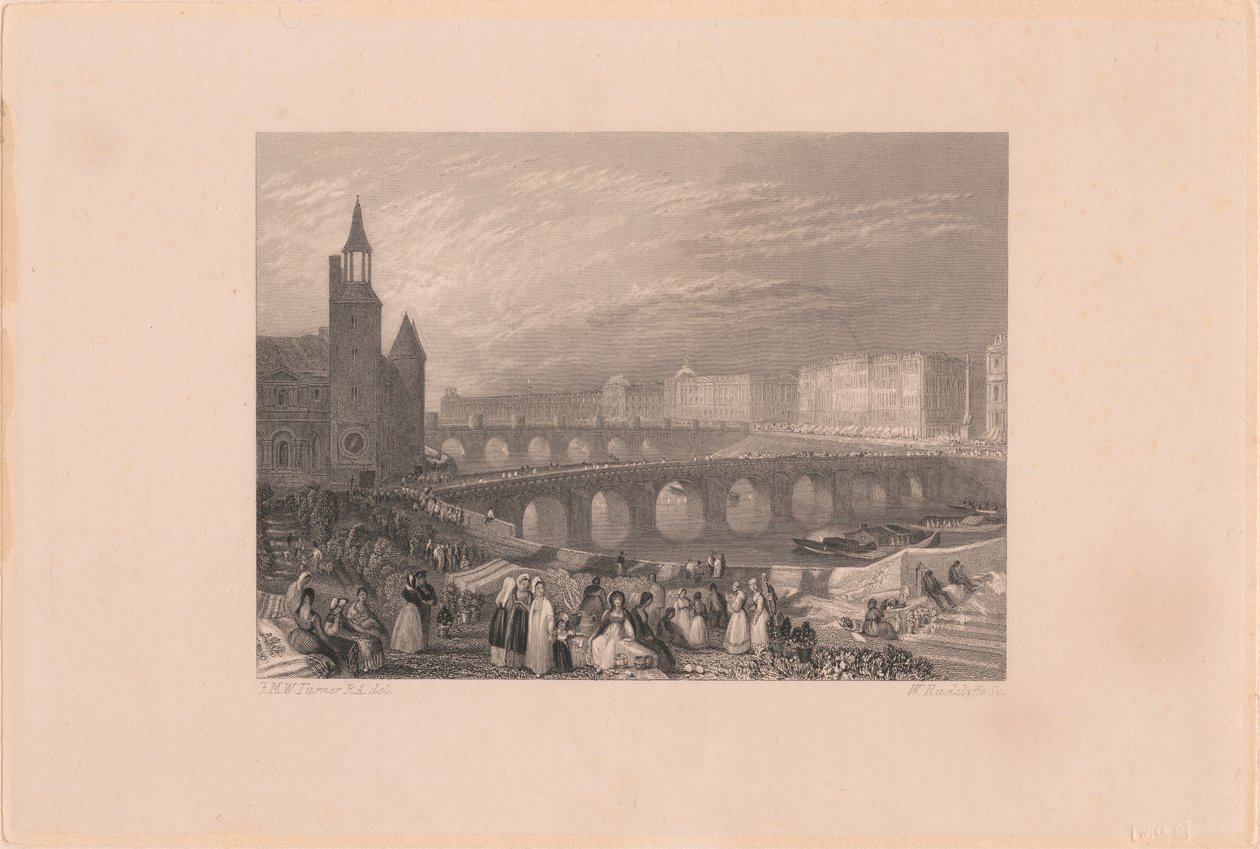 Marché aux Fleurs et Pont-au-Change - William Radclyffe