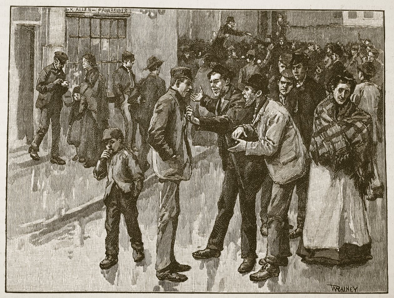 La grève de Preston, illustration de 