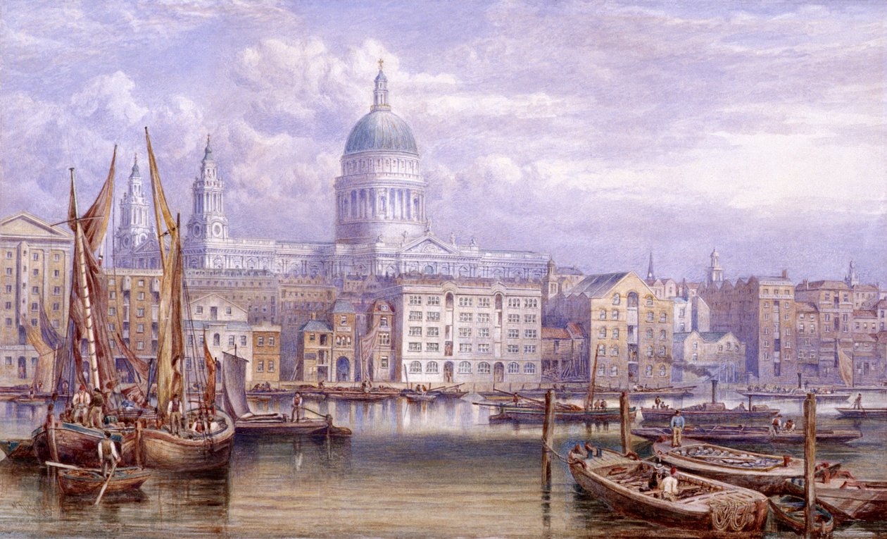Saint-Paul depuis Bankside, Londres - William Richardson