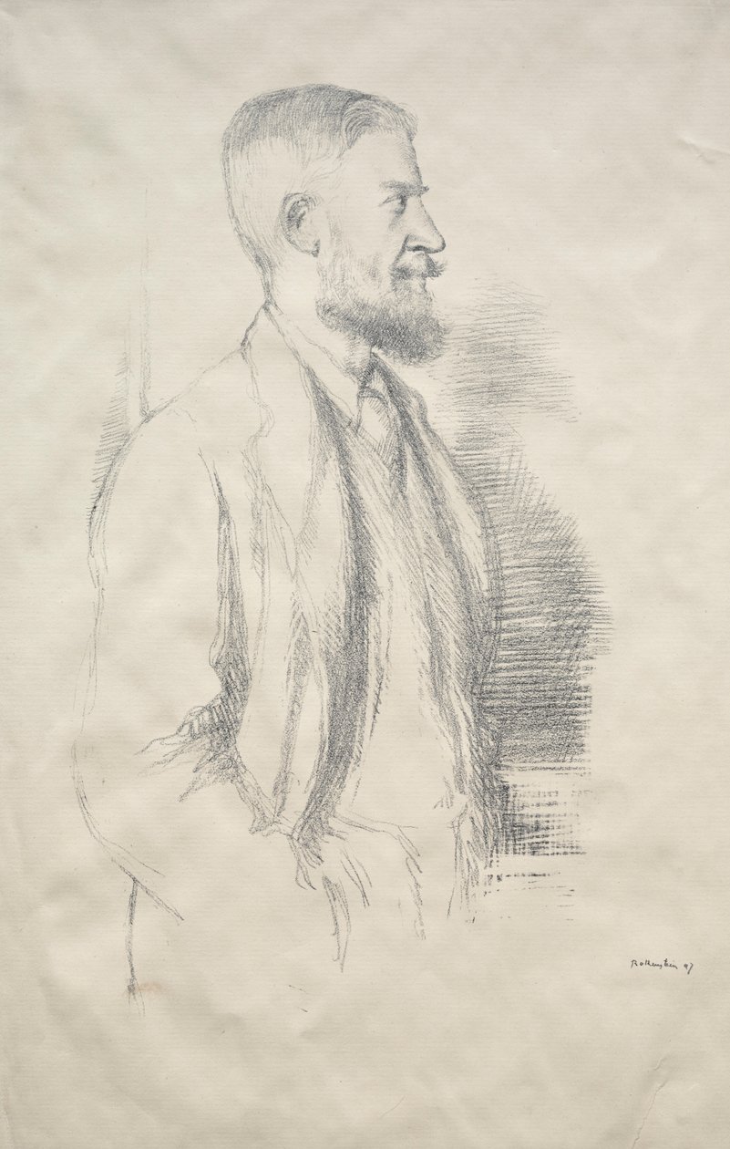 George Bernard Shaw, 1897 - William Rothenstein