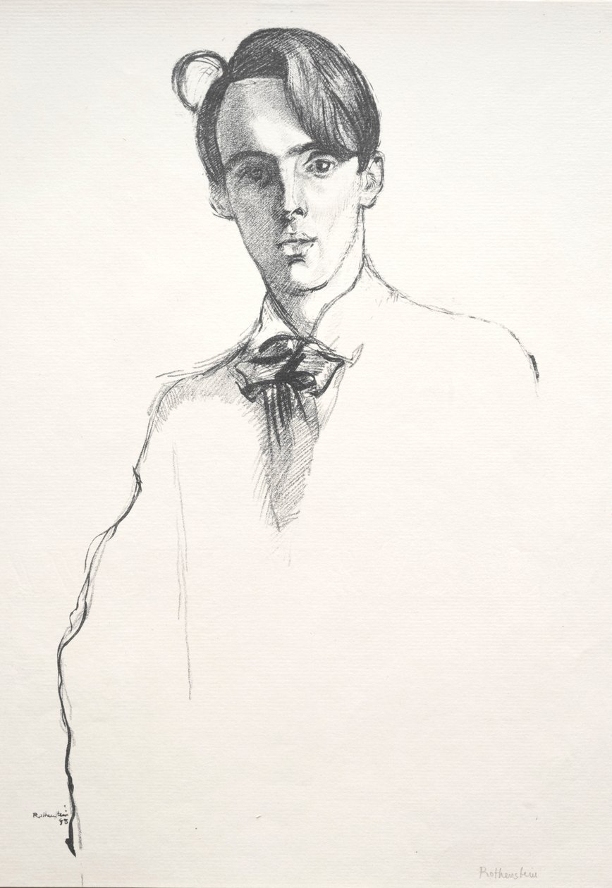 William Butler Yeats, 1898 - William Rothenstein