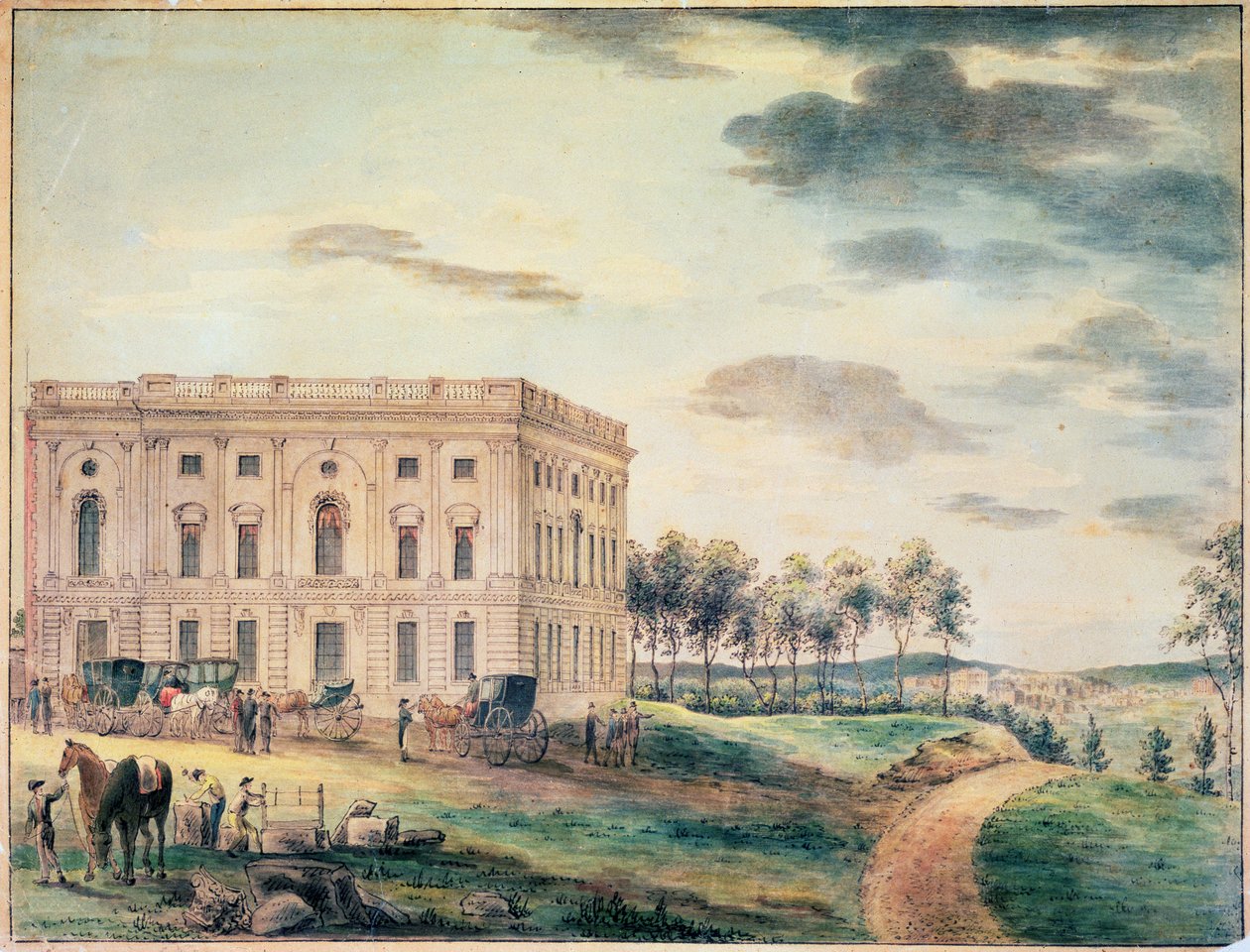 Vue du Capitole de Washington avant qu