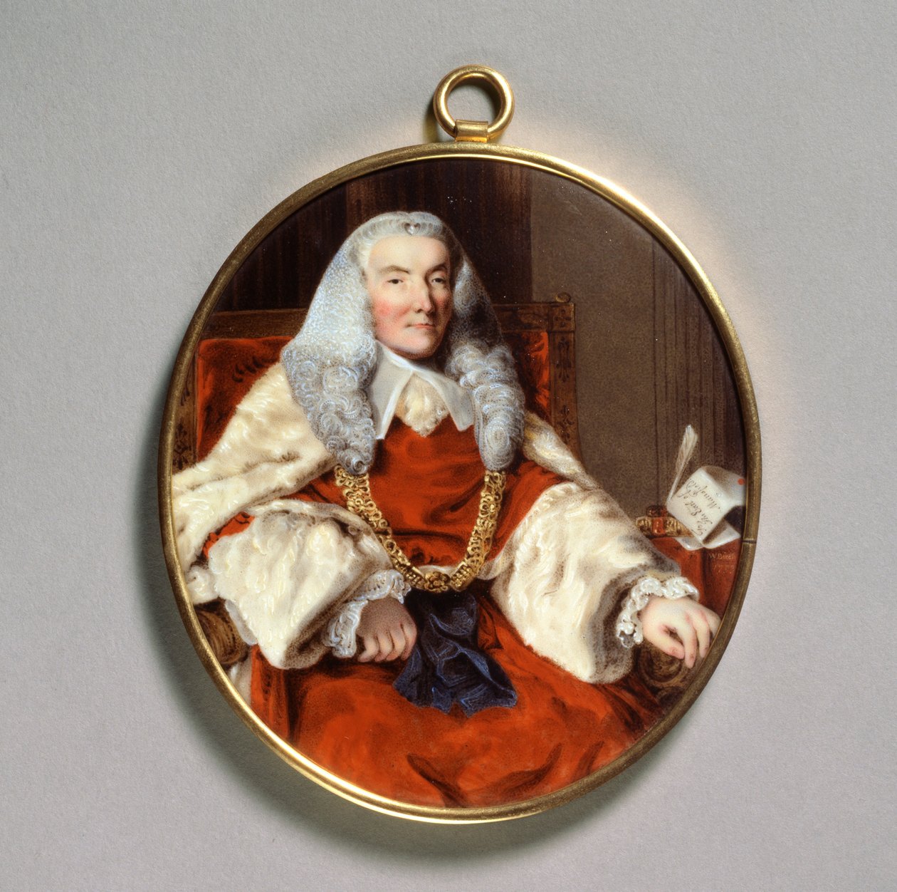 Portrait de Sir William Murray, 1er comte de Mansfield, 18e siècle - William Russell Birch