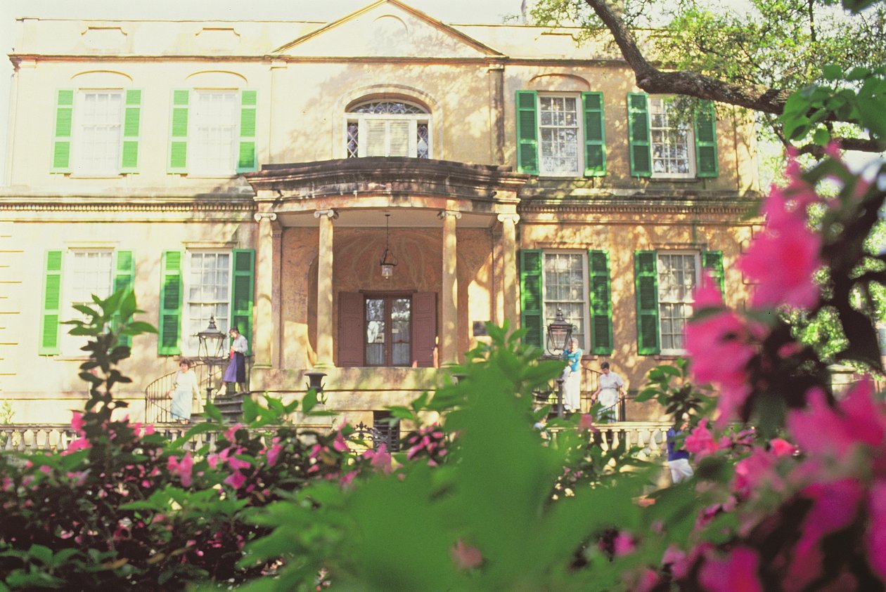 Vue Extérieure de la Maison Richardson-Owens-Thomas, construite en 1817-19 - William Samuel Jay