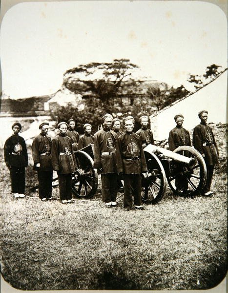 Soldats chinois, vers 1875 - William Saunders