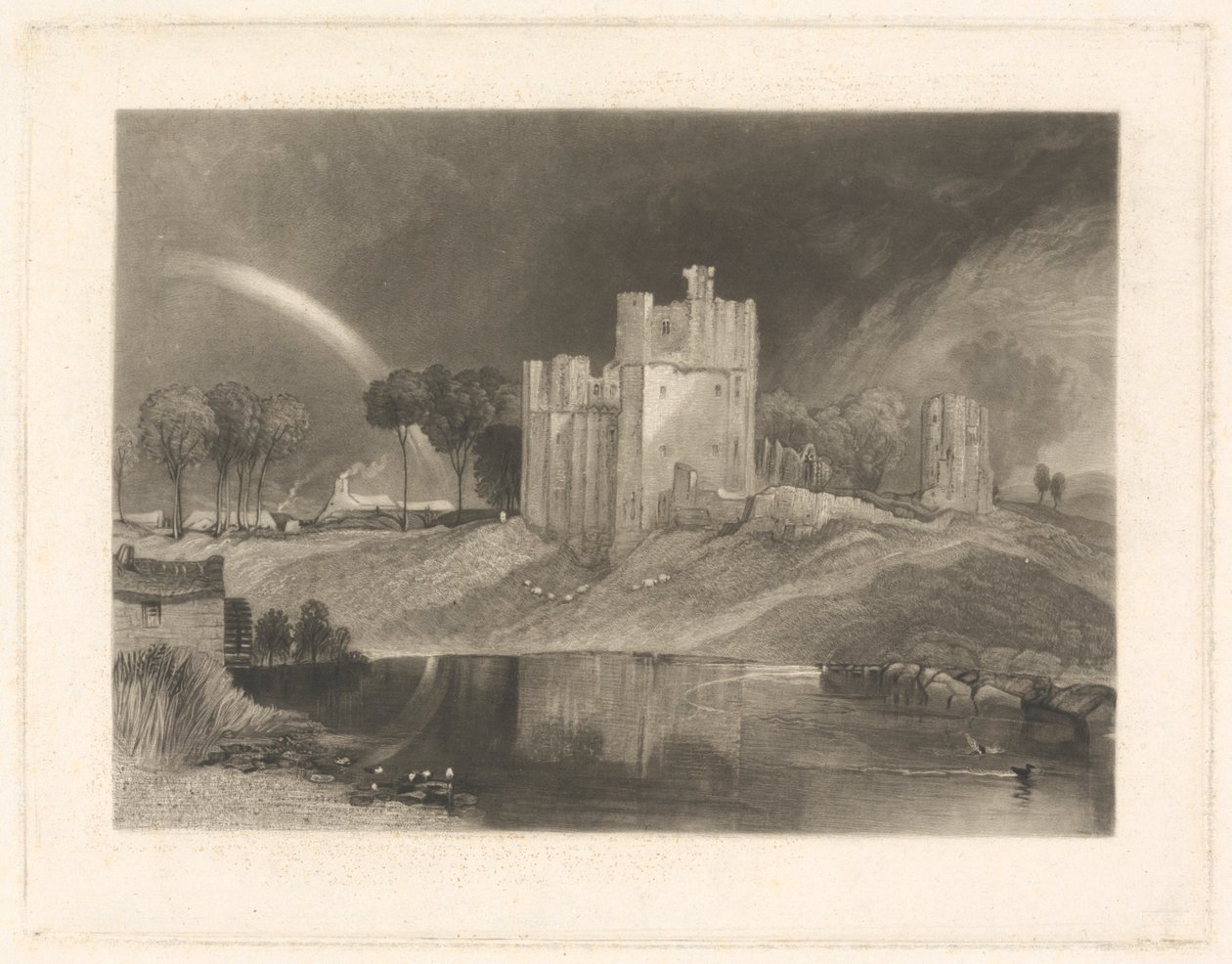 Château de Brougham, près de la jonction des rivières Eamont et Lowther - William Say