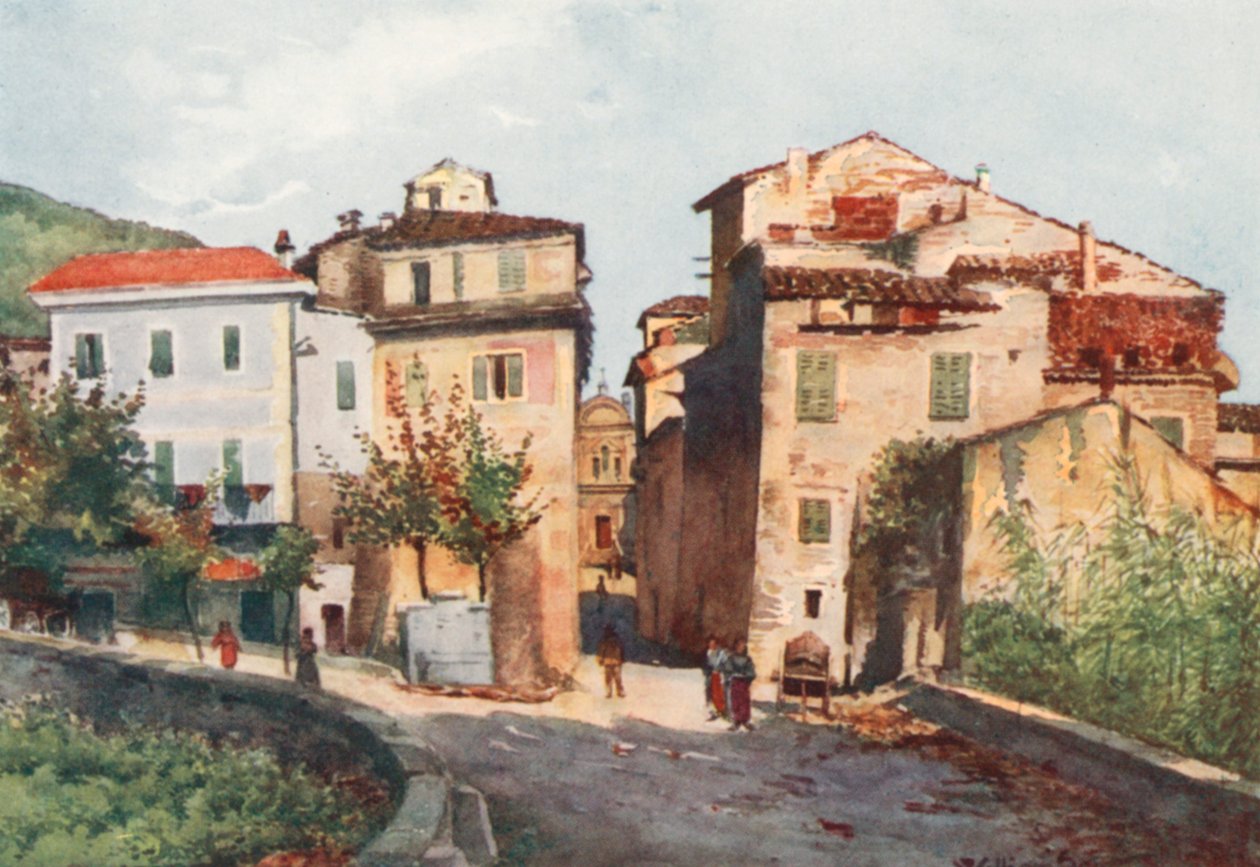 Entrée de Camporosso, Ouest (lithographie couleur) - William Scott