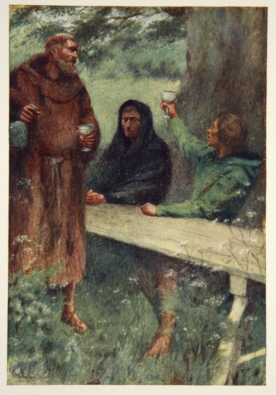 Robin des Bois et le Moine Noir, frontispice de 