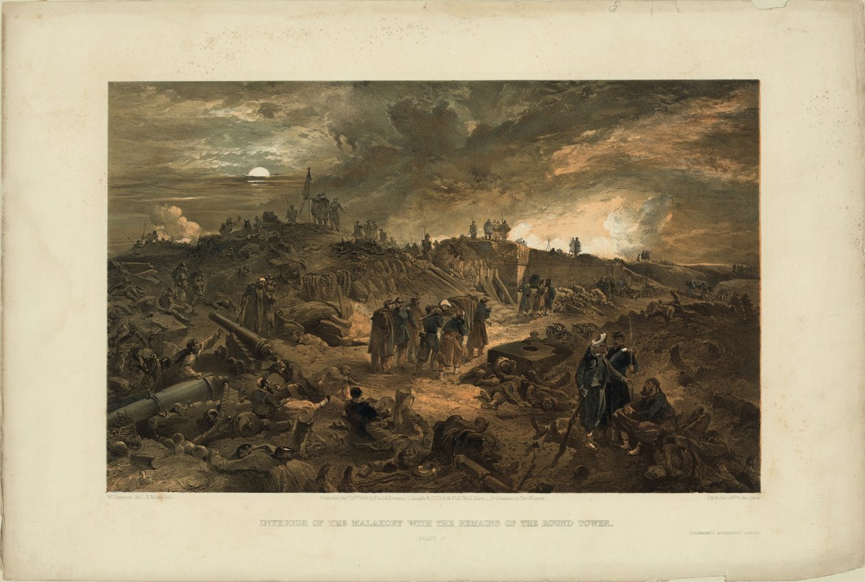 Après la prise de Malakoff le 8 septembre 1855, 1855 - William Crimea Simpson