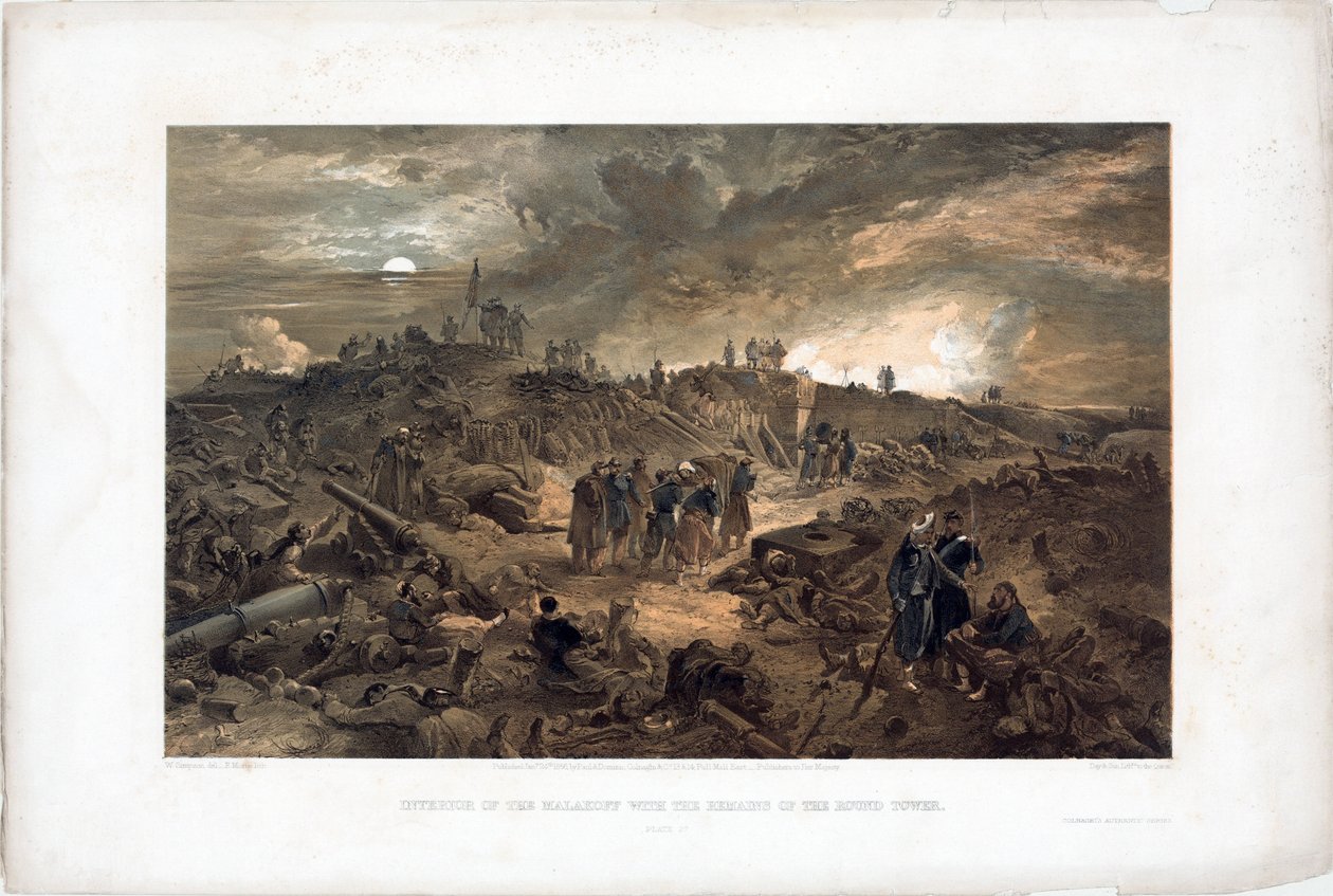 Guerre de Crimée : épisode du siège de Sébastopol - William Simpson
