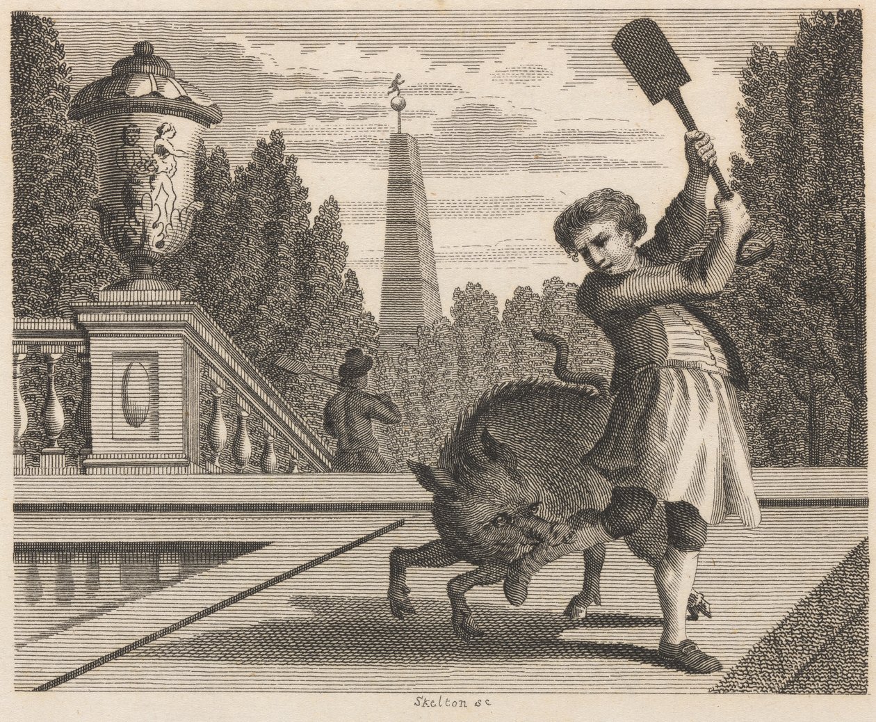Le jardinier et le cochon - William Skelton