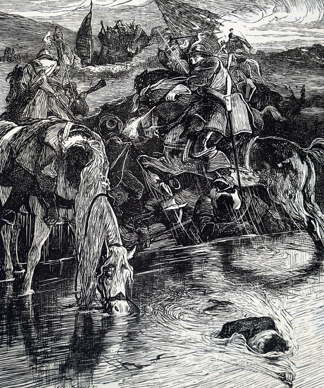 Une scène de la guerre civile anglaise - William Small