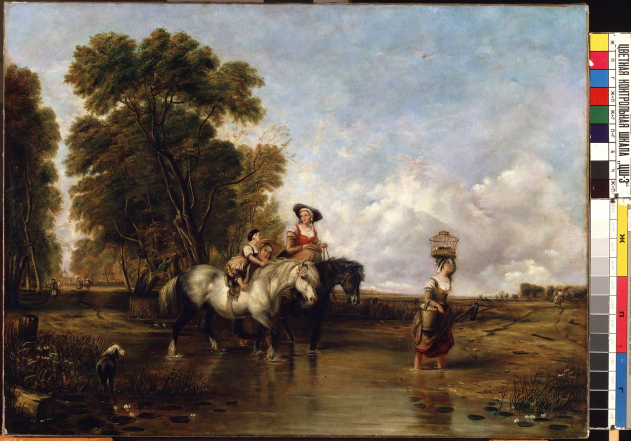 Traversée à gué - William Snr. Shayer