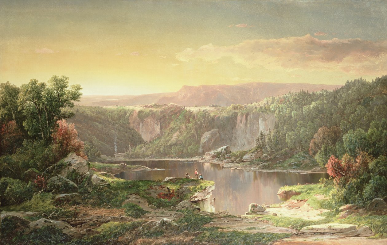 Lac de montagne près de Piedmont, Maryland - William Sonntag