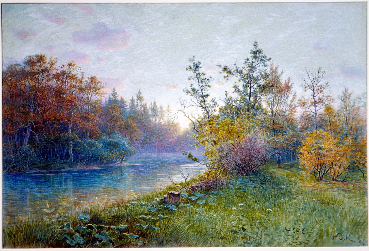 Barrage de moulin à Traunstein - William Stanley Haseltine