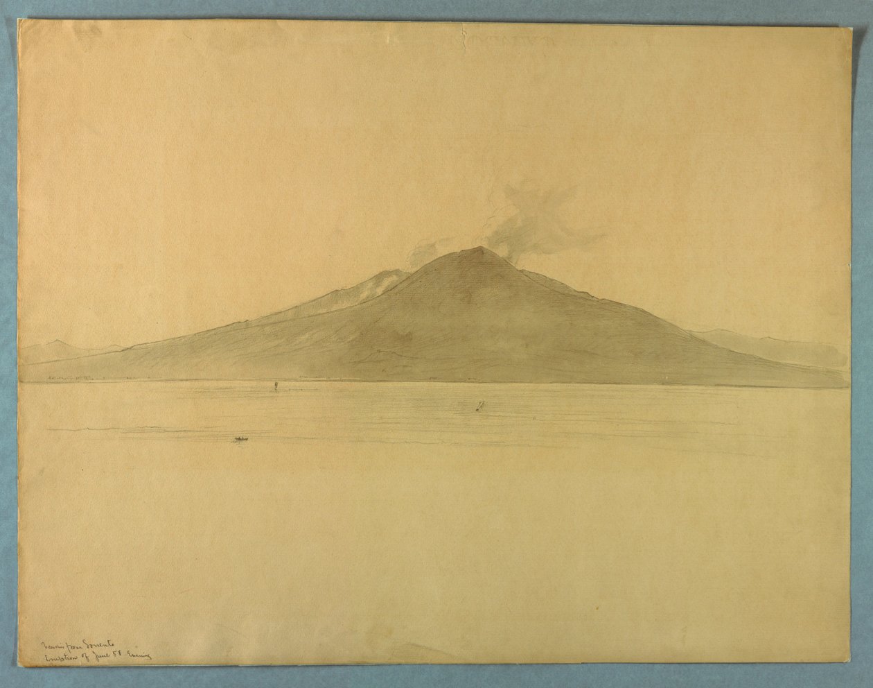 Étude du mont Vésuve depuis Sorrente, Italie - William Stanley Haseltine