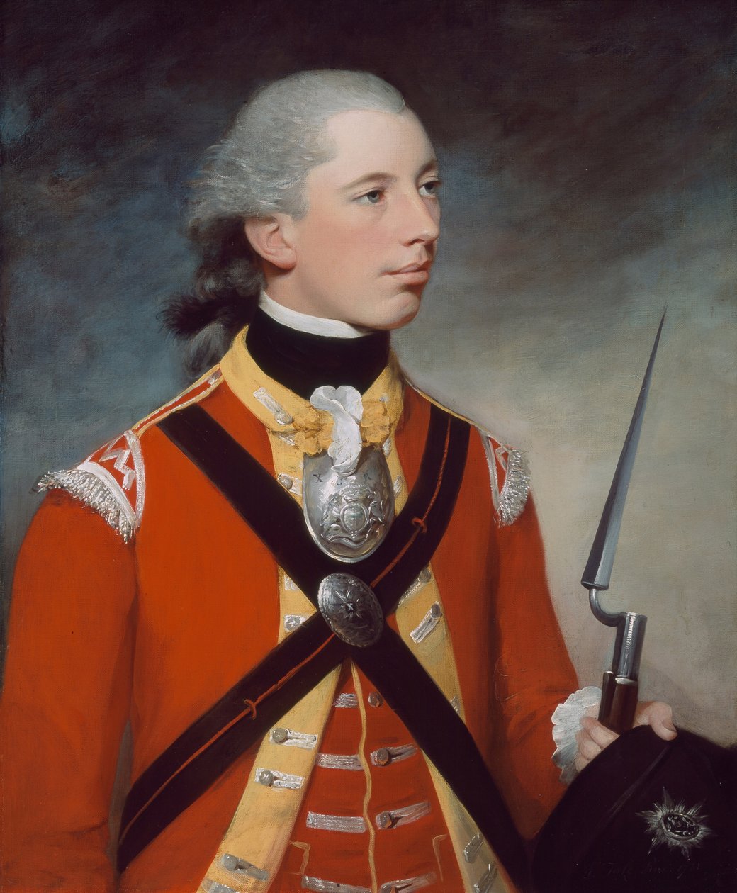 Capitaine Thomas Hewitt, 10e Régiment de Pied, qui commandait une Compagnie Légère à Lexington, 1781 - William Tate