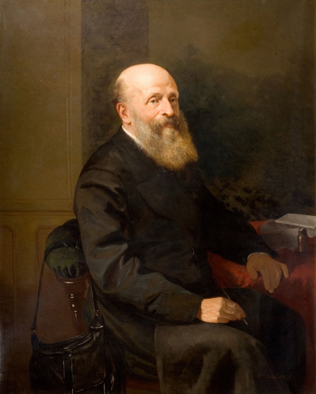 Portrait de John Birt Davies, 1873 - William Thomas Roden