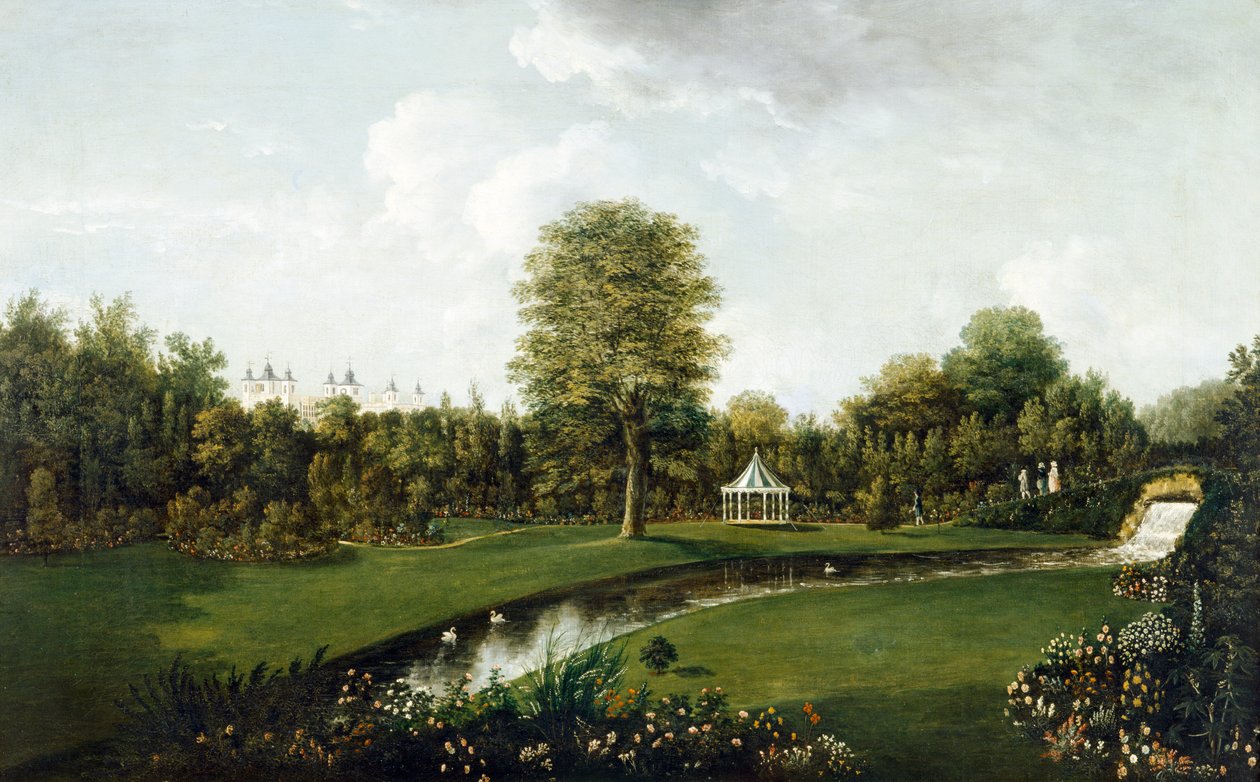 Vue du pont de thé - William Tomkins
