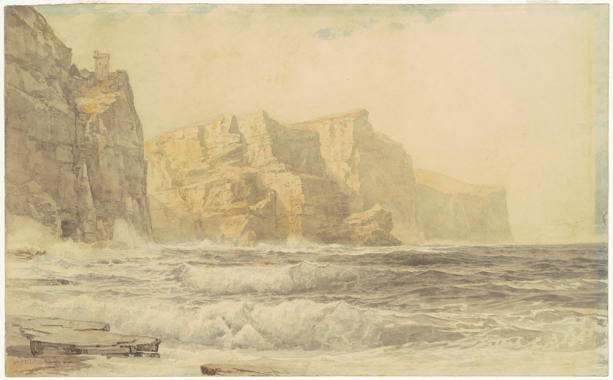 Château de Baldart, Kilkee, comté de Clare, Irlande - William Trost Richards