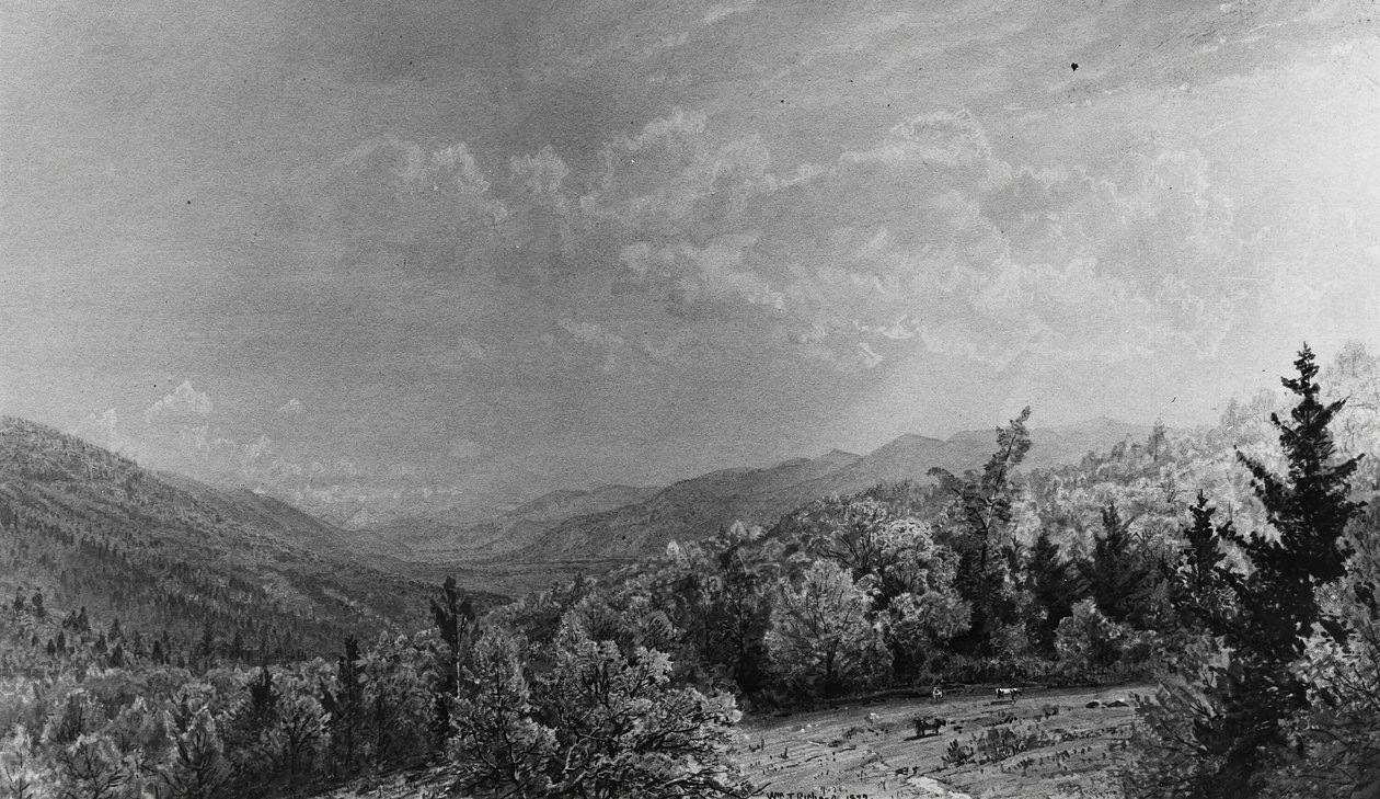 Depuis la maison Flume, Franconia, New Hampshire, 1872 - William Trost Richards