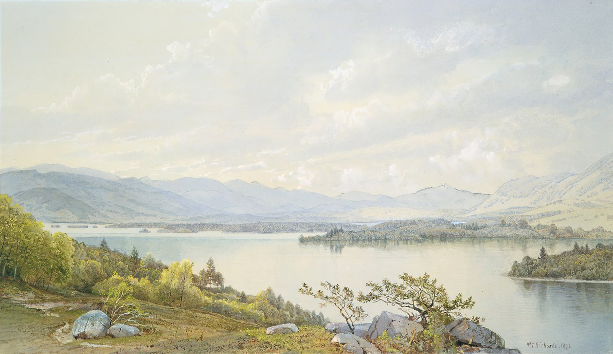 Lac Squam et les montagnes Sandwich - William Trost Richards