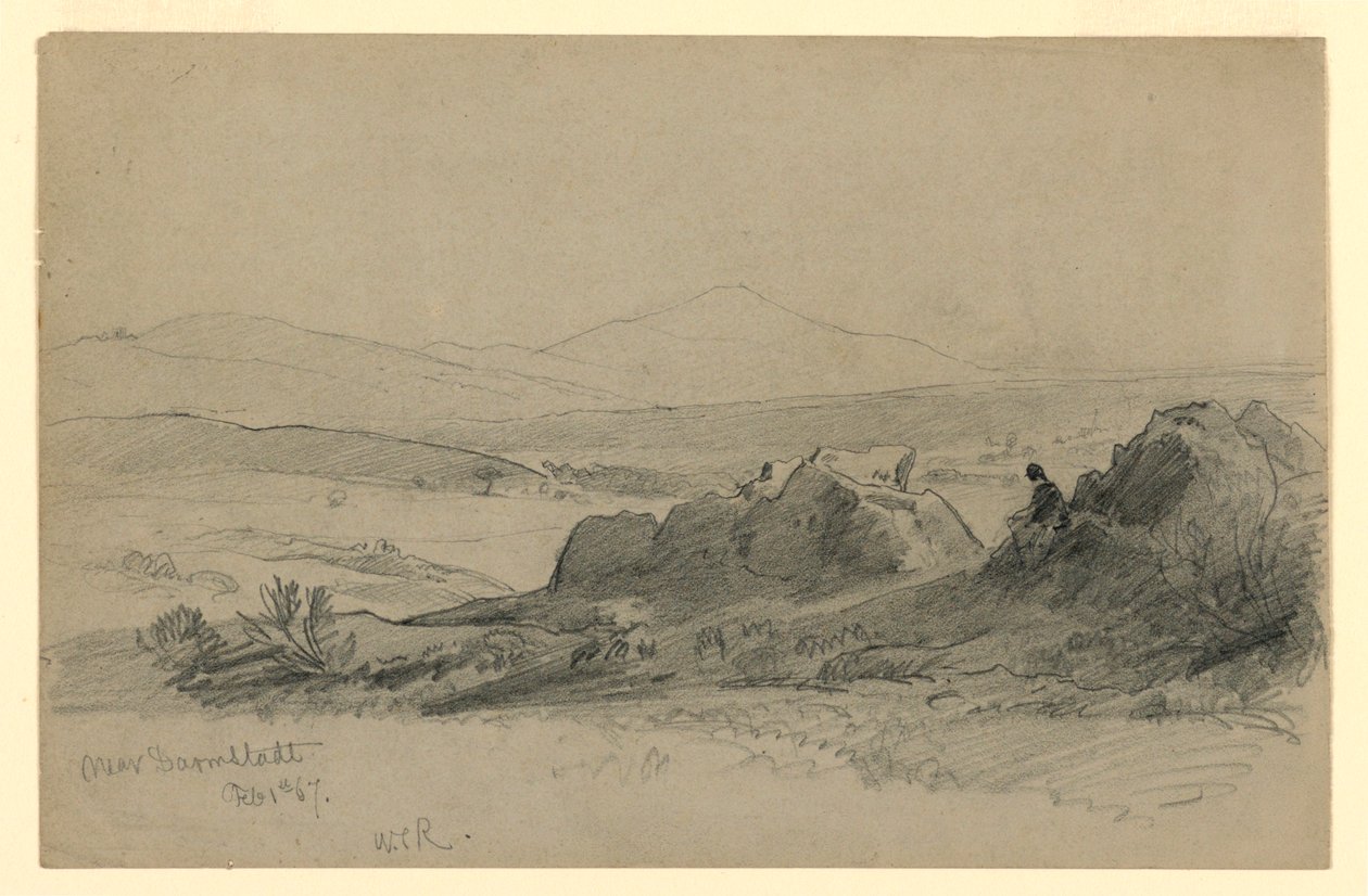Paysage, Darmstadt, Allemagne - William Trost Richards