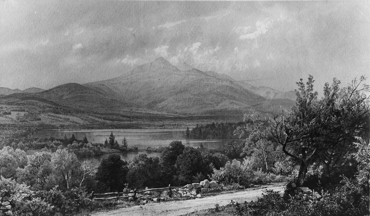 Mont Chocorua et lac - William Trost Richards