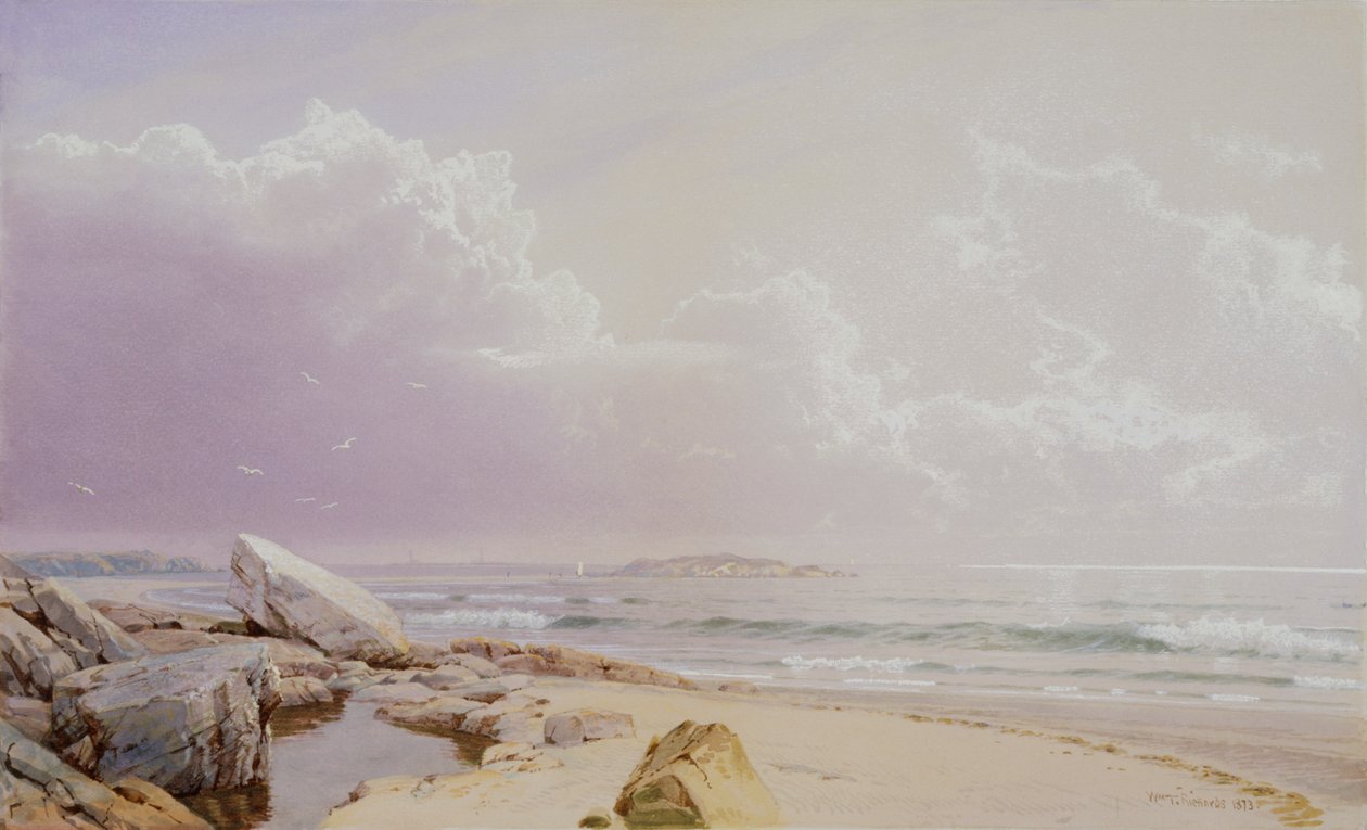 Rivage marin - William Trost Richards