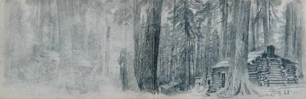 Carnet de croquis de paysages du Nord-Ouest Pacifique - William Trost Richards