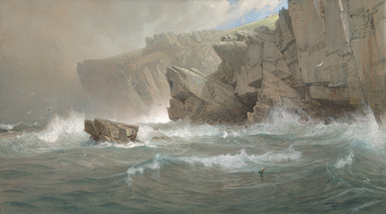 Pointe sud-ouest, Conanicut - William Trost Richards