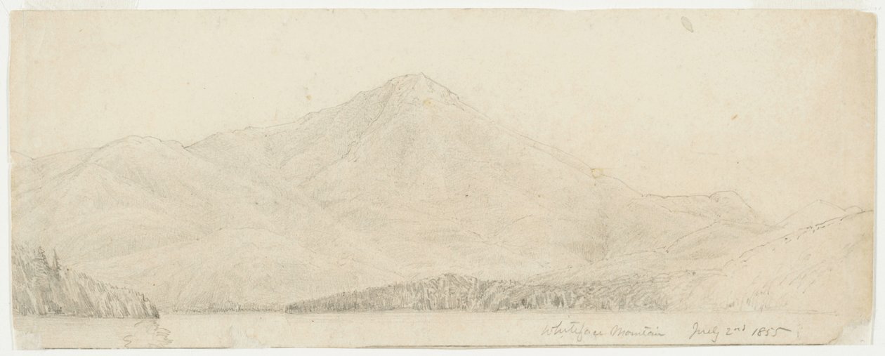 Montagne Whiteface, 1855 - William Trost Richards