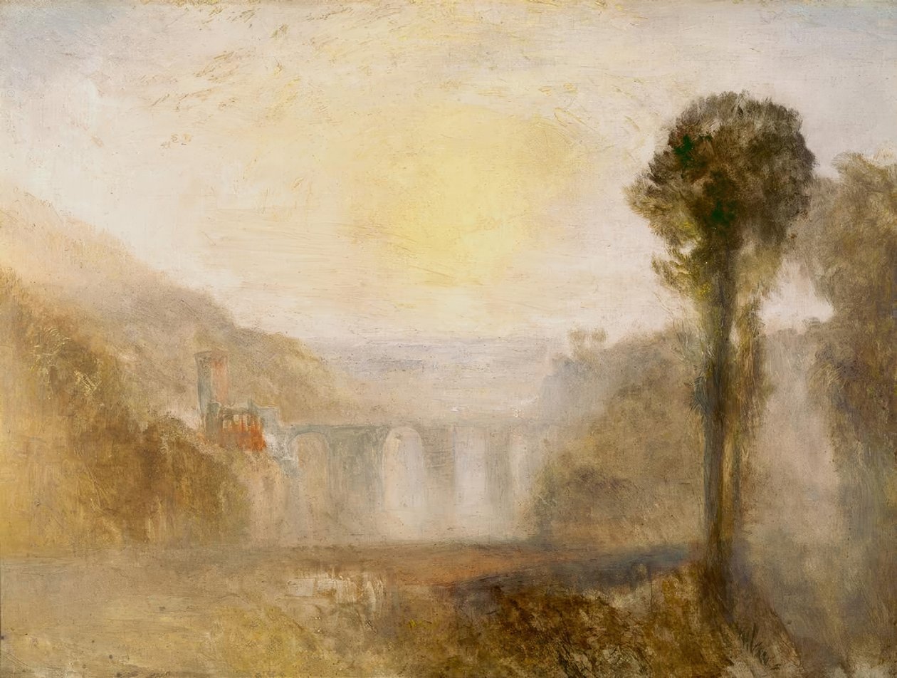 Pont et tour - Joseph Mallord William Turner