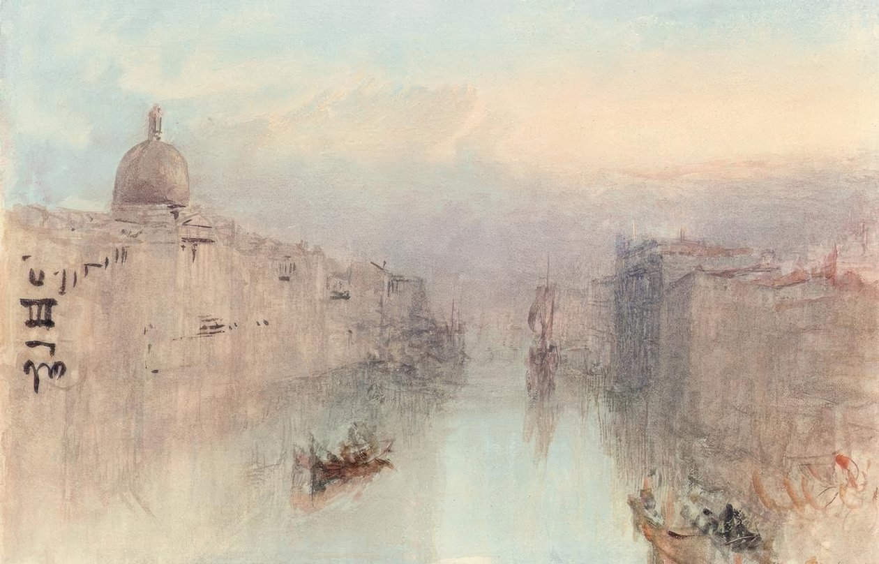 Le Grand Canal et San Simeone Piccolo - Joseph Mallord William Turner