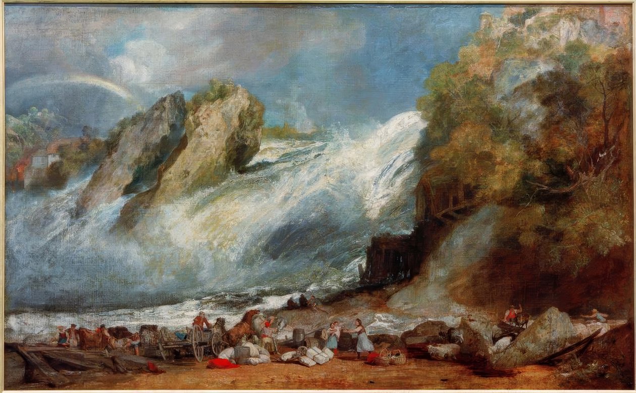 Chute du Rhin à Schaffhausen - Joseph Mallord William Turner