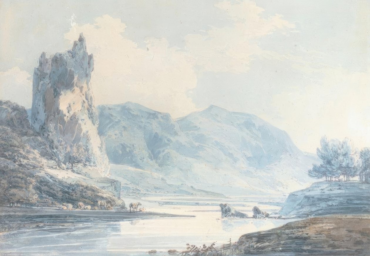 Ilam Rock, Dovedale, Staffordshire - Joseph Mallord William Turner