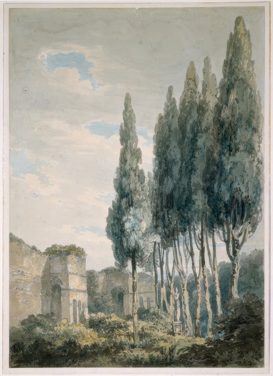 Dans les jardins Ludovisi, Rome - Joseph Mallord William Turner