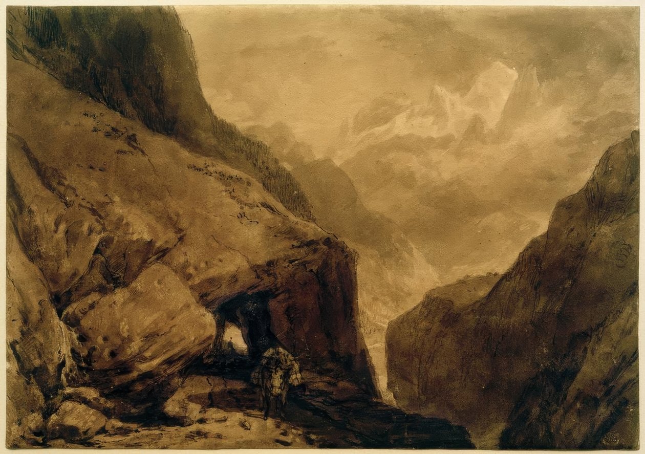 Mont Saint-Gothard - Joseph Mallord William Turner