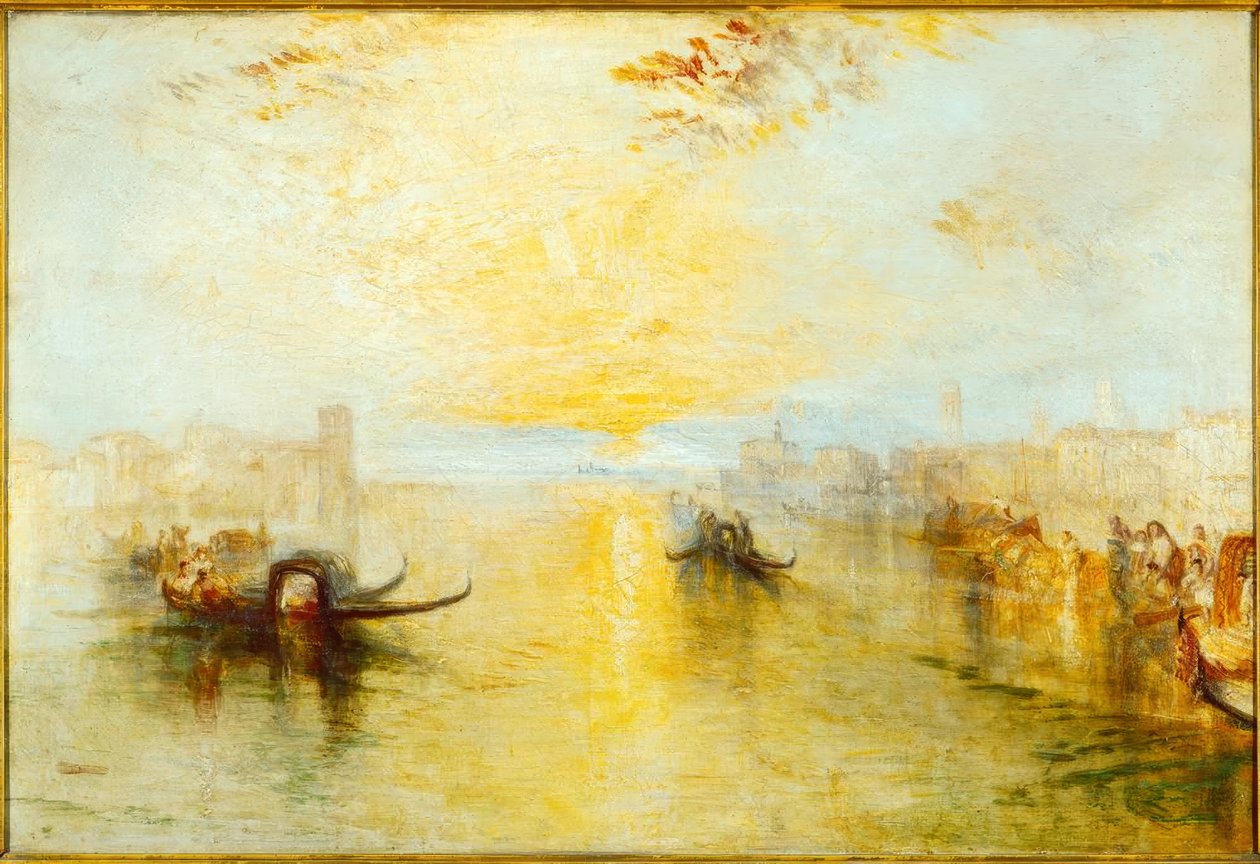 Saint Benedetto, vue vers Fusina - Joseph Mallord William Turner