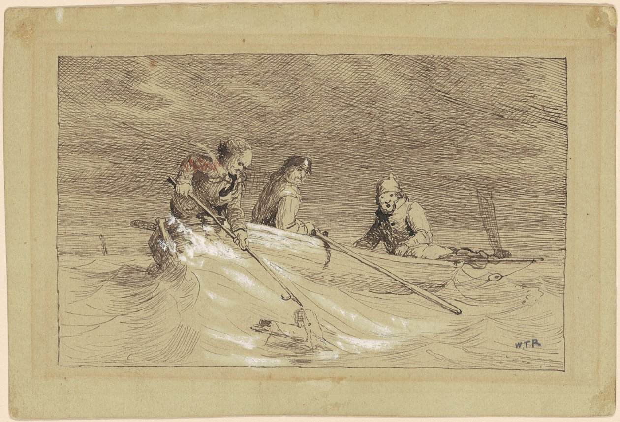 Étude pour "Pêche au shad" - William Tylee Ranney